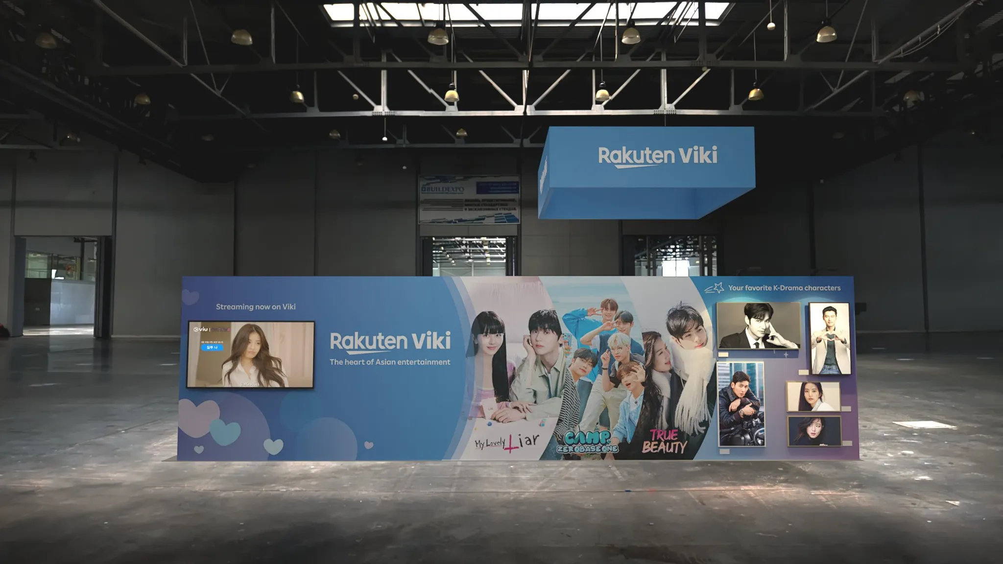 30x50 Island booth design by Reaction Space